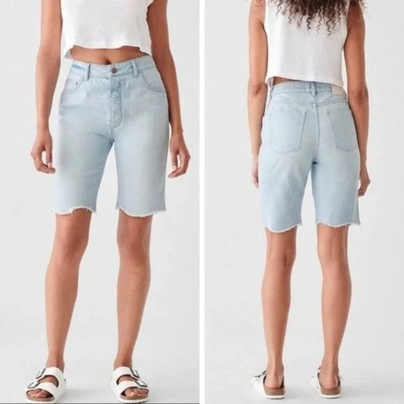 DL1961‎ Clara Bermuda Shorts Size 25 NWT - Picture 1 of 5
